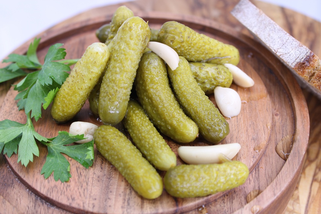 Pickled Baby Cucumbers (Cornichons), 16ct (packed 16fl.oz)