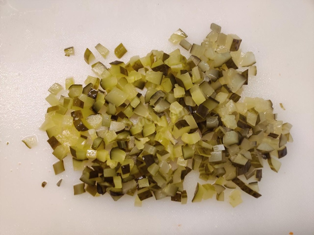 Diced Pickles For Solyanka and Rassolnik, 18lb.