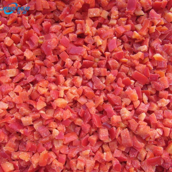 Peppers, Diced, Red, Frozen (case of 20lb)