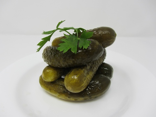 [95136-32] Pickled Cucumber in Brine, Hot & Mild (Bochkovie), 8ct (packed by 32 fl.oz) 