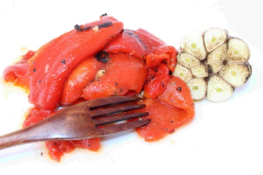 [30133] Marinated Red Roasted Pepper with Garlic , 5lb